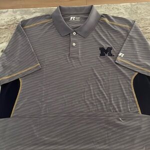 Michigan collegiate golf polo shirt Men’s 2XL